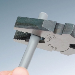 Patent electrician taiere laterala ENGINEER PD-06, manere verzi, elastomer, 165 mm, Fabricat in Japonia - Img 2