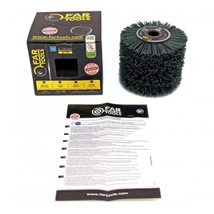 Perie fir nylon abraziv, A36, pentru slefuitor / restaurator REX - Energybrush - Img 4