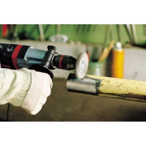 Perie tip disc cu fir ondulat Wolfcraft 2100000, D 75 mm, tija hexagonala 1/4", grosime sarma 10 mm - Img 3