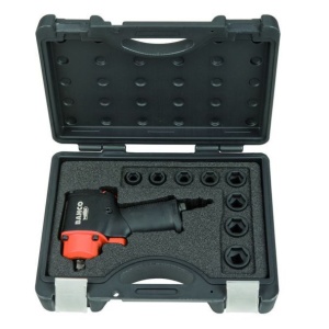 Pistol pneumatic de insurubat cu impact Bahco BPC813, 1/2'', 678 Nm + set chei tubulare de impact in valiza de transport - Img 2