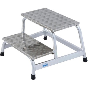 Platforma cu podest, 2 trepte, inaltime de lucru 2.40m - Img 1