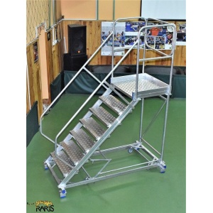Platforma mobila RARIS, aluminiu, la 45°, Gmax = 200 kg, cu maneta, tip PNR45 - Img 8