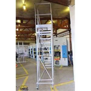 Platforma mobila RARIS, aluminiu, la 45°, Gmax = 400 kg, tip PM45 - Img 5