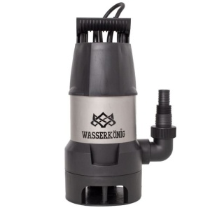Pompa submersibila din plastic Wasserkonig SPMD9250, ape murdare, particule max. 35 mm, putere 950 W, debit 15000 l/h, inaltime refulare 8.5 m, flotor electromecanic - Img 2