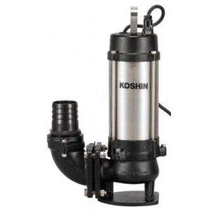 Pompa submersibila Vortex KOSHIN PKJ-1500-BAB motor electric 220V 1500W Ø 80 mm debit 40.8 mc/h - Img 1