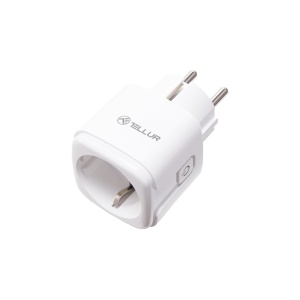Priză WiFi Tellur Smart, monitorizare consum, 3680W, 16A, alb - Img 1