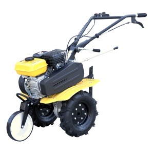 ProGARDEN Campo 703 motocultor 7CP, 2+1 trepte, roti 4.00-8, 2+1 freze, benzina, curele, transmisie aluminiu - Img 4