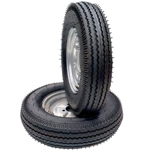 ProGARDEN Set roti complete 5.00-12 4 prezoane pentru PRO-R500, Campo RM500C