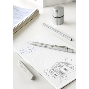 Radieră creion grip 2001 gri Faber-Castell - Img 2