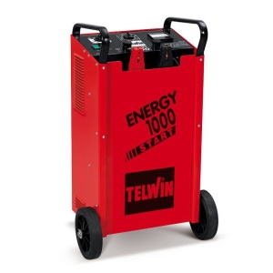 Redresor baterii si robot de pornire Telwin ENERGY1000START, tensiune incarcare 12/24 V, capacitate baterii Pb/START/STOP 20-1200 Ah, incarcare rapida - Img 1