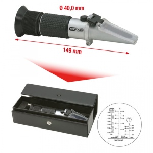 Refractometru antigel / acid baterie, KS TOOLS, 140 mm - Img 2