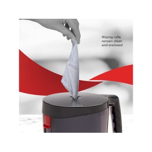 Rolă derulare centrală Kimberly-Clark WypAll, albastră, 38 x 18 cm, 430 porții/rolă, 6 role/set - Img 6