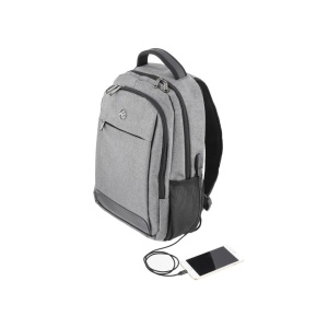 Rucsac laptop Tellur Companion, cu port USB, 15.6", gri - Img 2