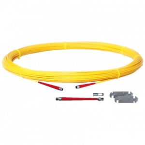RUNPOTEC, GF3 - Tragator cablu din fibra de sticla cu accesorii si contor electronic, Ø 3mm x 30m - Img 2