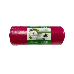 Saci menaj 35 L (50 x 70) 22 microni 15 buc/rolă LDPE - Img 2