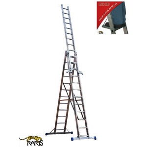 Scara aluminiu RARIS profesionala cu 3 tronsoane tip 3P - Img 2