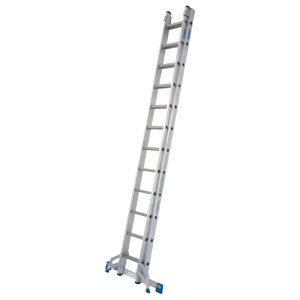 Scara culisanta din aluminiu Stabilo, 2x12 trepte - Img 2