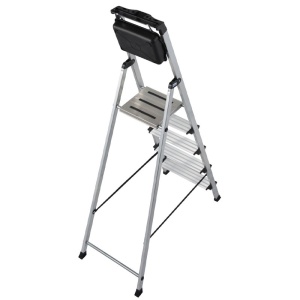 Scara Monto "Secury" cu MultiGrip System dubla cu trepte pe o parte, 5 trepte - Img 2