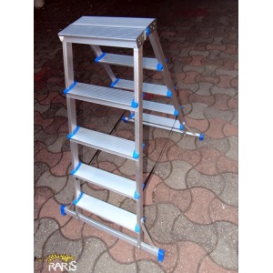 Scara platforma aluminiu RARIS dubla cu stabilizare tip 2AB - Img 4