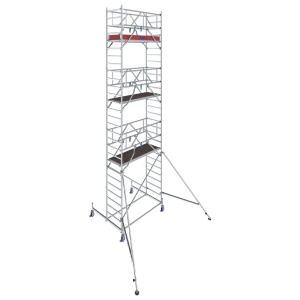 Schela mobila Stabilo S10 0,75 x 2m, aluminiu, inaltime lucru 8,4m - Img 12