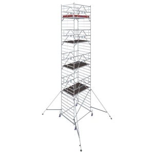 Schela mobila Stabilo S50 1,5 x 2m, aluminiu, inaltime lucru 10.4m, inaltime max. platforma 8.4m - Img 9