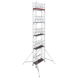 Schela Protec XS1000, 0,6 x 2m, aluminiu, inaltime lucru 10,7m - Img 1