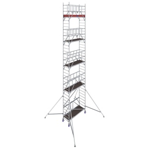 Schela Protec XS1000, 0,6 x 2m, aluminiu, inaltime lucru 10,7m - Img 3