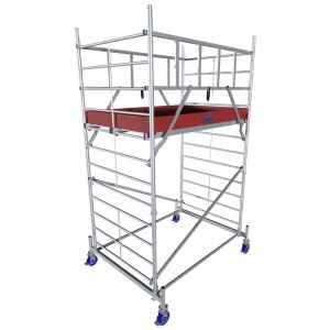 Schela Protec XXL 1,2 x 2m, aluminiu, inaltime lucru 4,3m, inaltime max. platforma 2,3m - Img 2