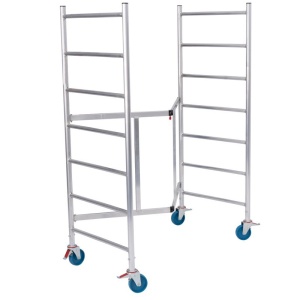 Schela ROLLTEC pliabila 0,75 x 1,6m, aluminiu, inaltime lucru 2,90m - Img 4