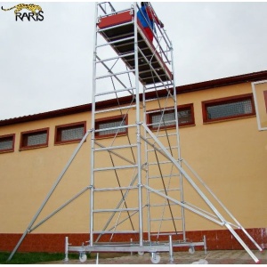 Schele , profesionale, mobile, din otel, suprafata podina 1.6x0.7m, Hlucrumax: 4.5-13.5m, tip S1.6 - Img 6