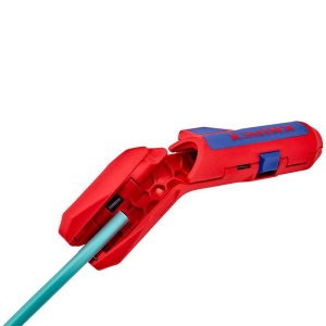 Scula universala pentru dezizolat cablu pentru secțiunile 0,2 / 0,3 / 0,8 / 1,5 / 2,5 / 4 mm², KNIPEX ergoStrip, 135 mm - Img 2