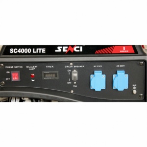 SENCI, Generator curent SC-4000 LITE, Putere max. 3.8 kW, 230V, AVR, motor benzina - Img 2
