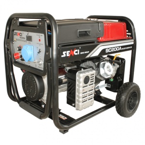SENCI, Generator SC-200A, Putere max. 5.5 kw, 230V, AVR, motor benzina, curent sudura 50 - 200 A - Img 4