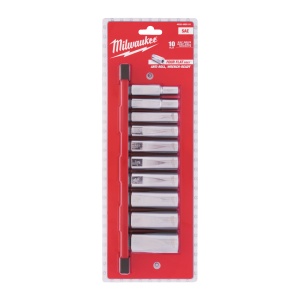 Set 10 bucăți chei tubulare lungi cromate 3/8˝ sistem imperial - Img 2