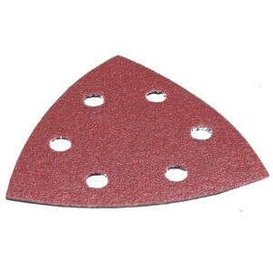 Set 10 foi abrazive delta, 93x93x93 mm, granulatie 150, 6 gauri