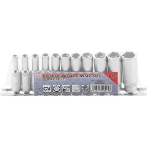 Set 11 piese BGS chei tubulare lungi 1/4", 4 -13 mm - Img 2