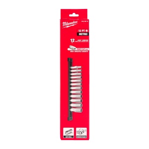 Set 12 chei tubulare lungi in 12 puncte Milwaukee 3/8", sistem metric - Img 3