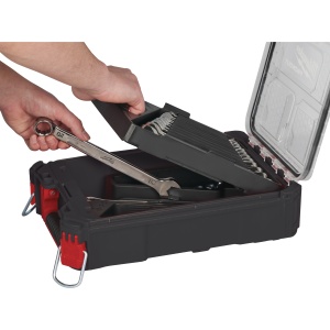 Set 15 chei combinate MILWAUKEE MAX BITE™ în organizator compact PACKOUT™ - Img 5
