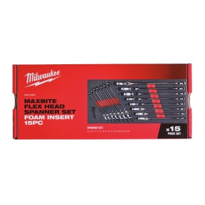 Set 15 chei fixe Milwaukee MAX BITE™ cu clichet și cap pivotant 8-22 mm - Img 5