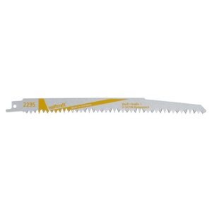 Set 2 panze fierastrau sabie Wolfcraft 2295000, pentru grinzi de lemn, taieri de crengi, 230 mm