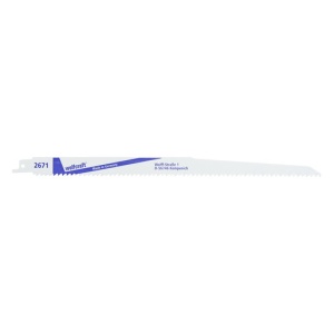 Set 2 panze fierastrau sabie Wolfcraft 2671000, pentru lemn cu cuie, MDF, material plastic, 300 mm - Img 1