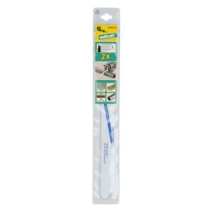 Set 2 panze fierastrau sabie Wolfcraft 2696000, pentru table, otel, tevi, 230 mm - Img 2