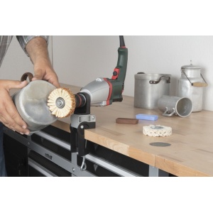 Set 2 paste de lustruit Wolfcraft 2134000, maro pentru prelustruire, albastru pentru lustruit - Img 2