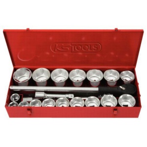 Set 22 chei tubulare 1" KS TOOLS, 36-80 mm