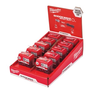 Set 25 buc cap surubelnita Pozidrive (PZ) PZ3 x 25 mm Milwaukee SHOCKWAVE - Img 2