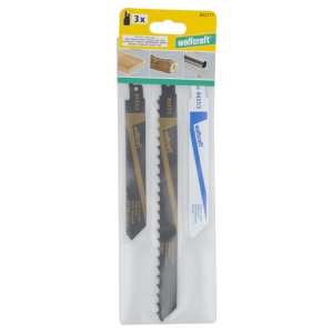 Set 3 panze fierastrau sabie Wolfcraft 8437000 pentru lemn, neferoase, grinzi de lemn, taieri de crengi, table, neferoase - Img 2