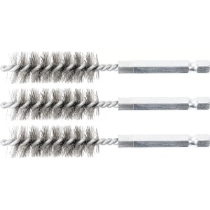 Set 3 perii rotative Ø15mm, fir otel