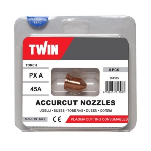 Set 5 duze torta plasma 45 A Telwin 804315, PX-A
