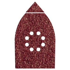 Set 6 foi abrazive autoadezive Wolfcraft 1792000, Gr. 80, perforate, 107x142 mm cu scai - Img 1