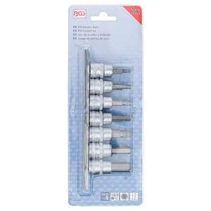 Set 7 varfuri imbus antrenare 3/8" (capete chei tubulare), imbus 3 - 10mm, BGS - Img 5